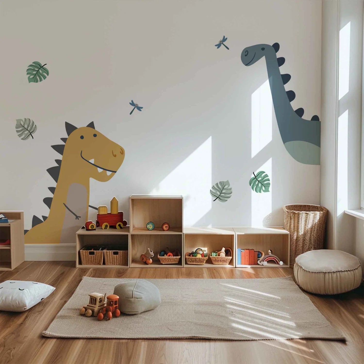 Diplo &amp; Rex The Dinos - Kids Wall Decal - Decals - Animals