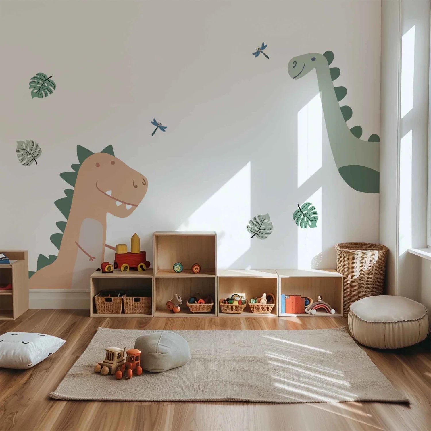 Diplo & Rex The Dinos - Kids Wall Decal - Decals - Animals