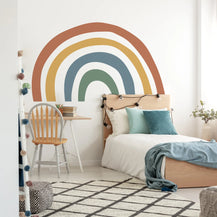 Earthy Rainbow Wall Decal