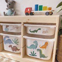 Jurassic Dinos - Storage Tub Decals