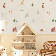 Pastel Woodland Animal Wall Decals